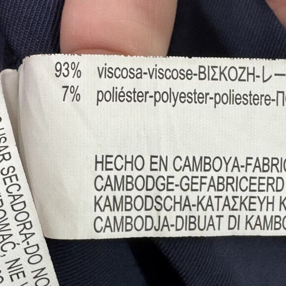 Zara Basic Collection Jacket Womens Medium Waterfall Open Front Pockets Draped B - Picture 5 of 9